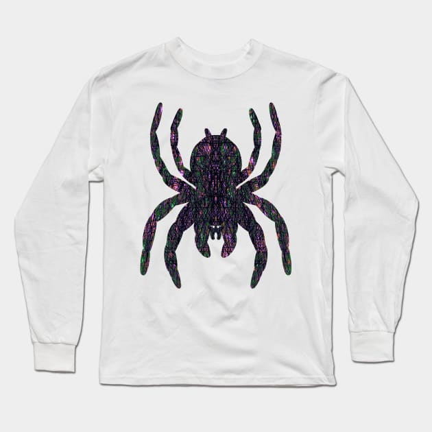 Cross Hatching Tarantula V4 Long Sleeve T-Shirt by IgorAndMore